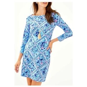 Lilly Pulitzer Sophie Dress Zanzibar Blue Size M